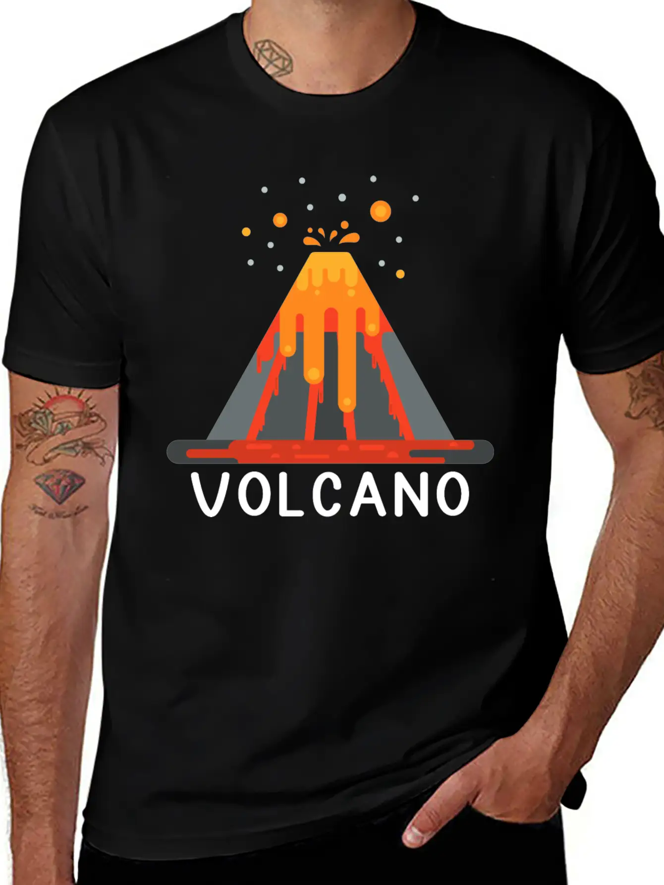 Volcano Volcanoes Volcano Lover Shirt Funny Volcan Classic Fit Graphic Tee For Daily Comfort – Unisex Cotton Shirt