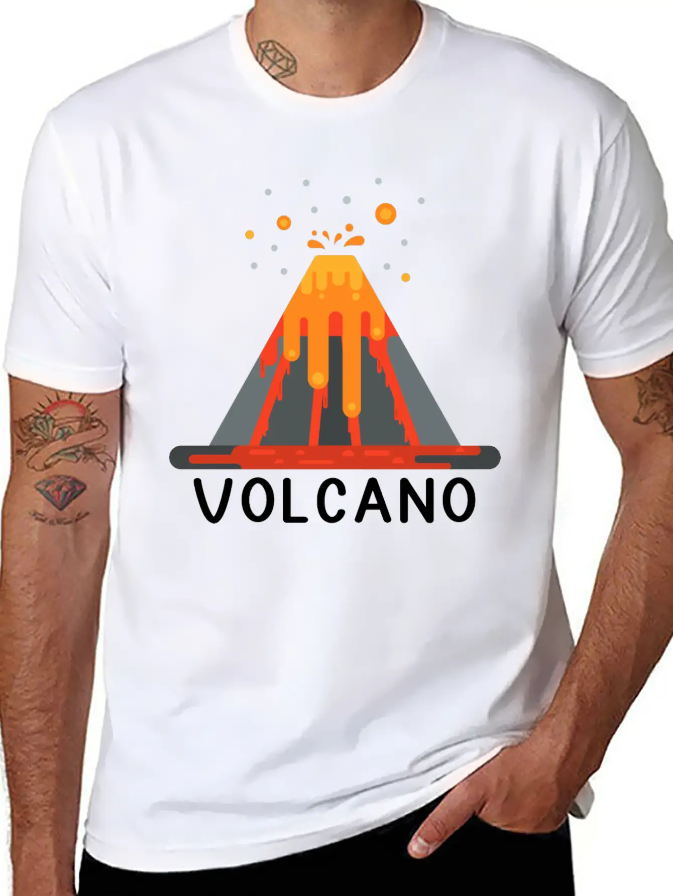 Volcano Volcanoes Volcano Lover Shirt Funny Volcan Classic Fit Graphic Tee For Daily Comfort – Unisex Cotton Shirt
