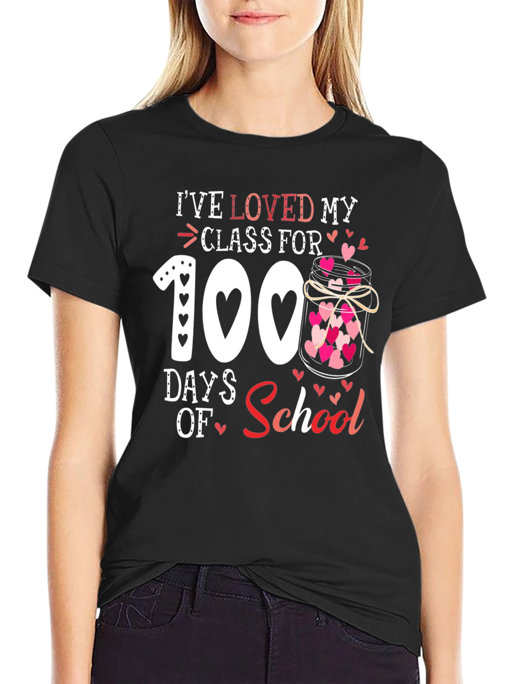 100 Days of School Teacher T-Shirt