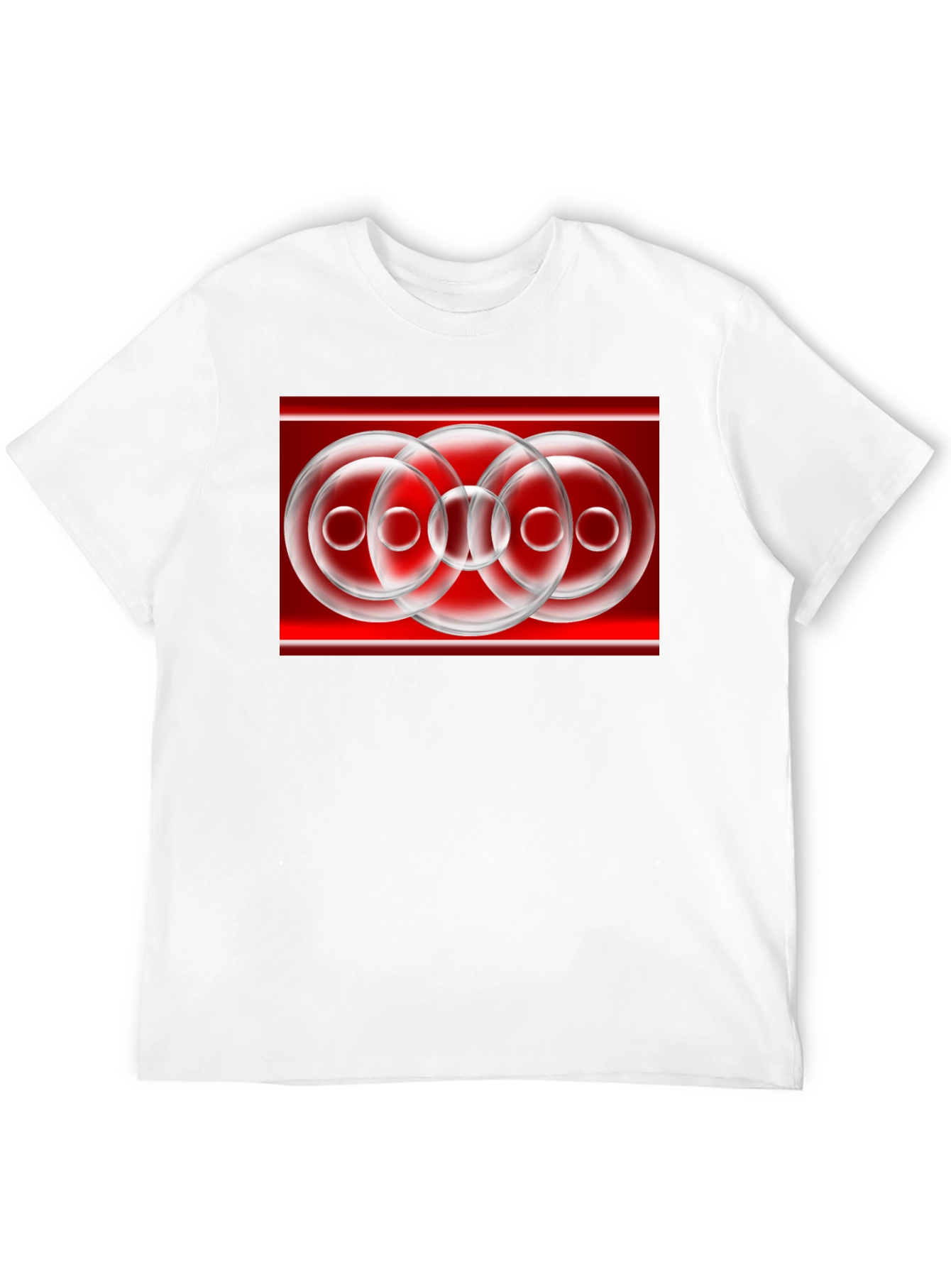 Abstract Circles Graphic T-Shirt - Modern Art Tee