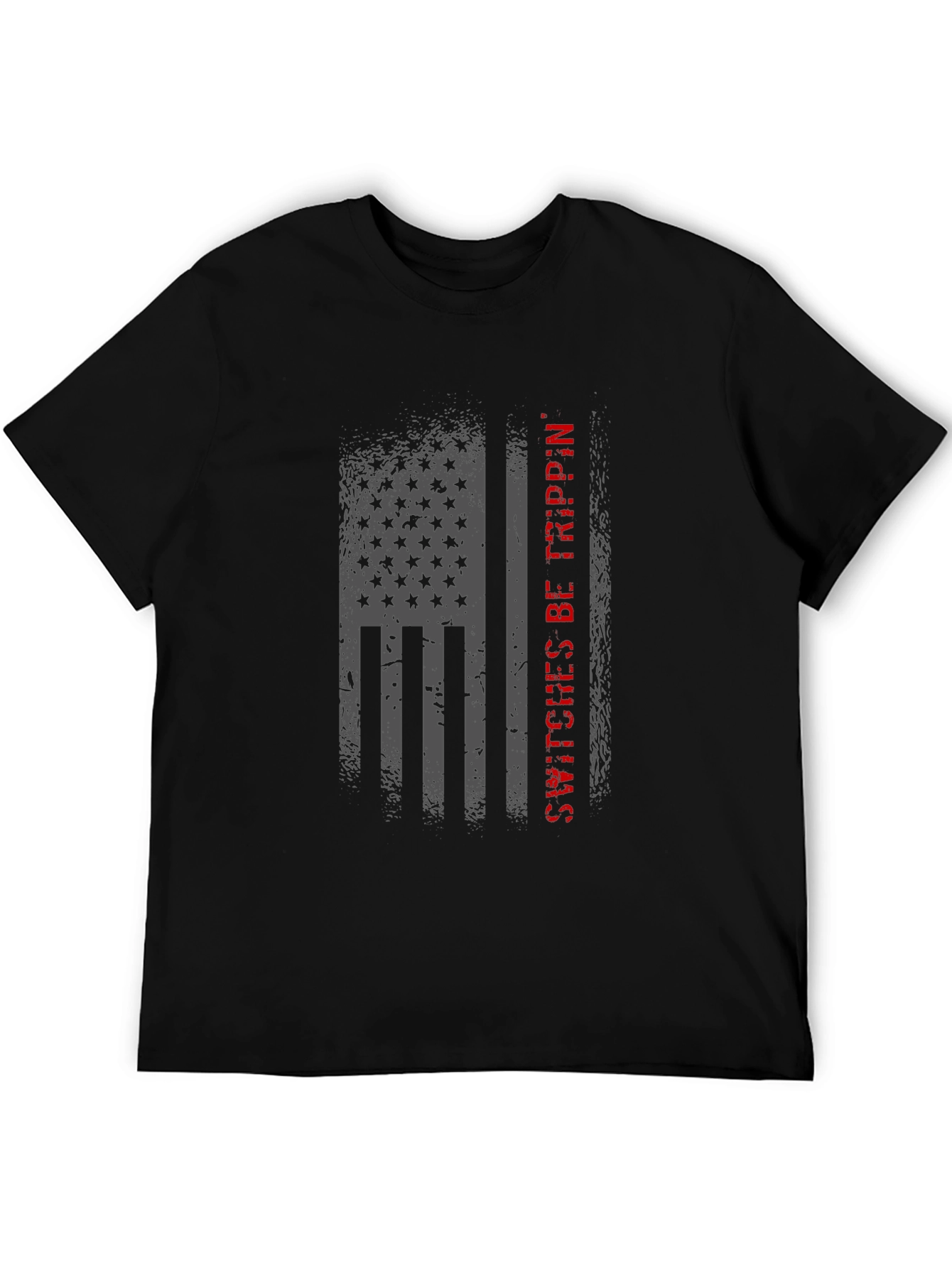 American Flag Switches Be Trippin Graphic Tee