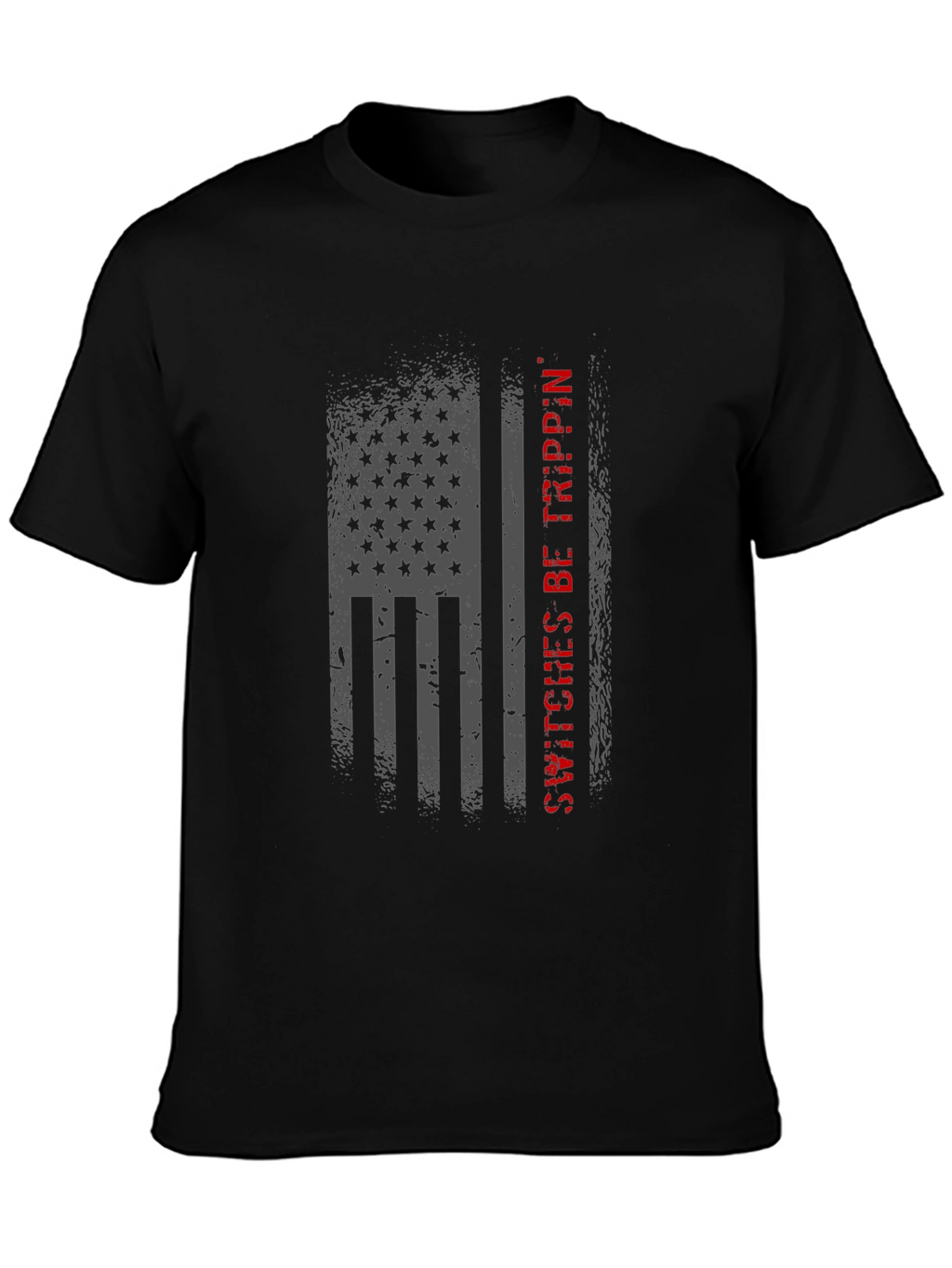 American Flag Switches Be Trippin Graphic Tee