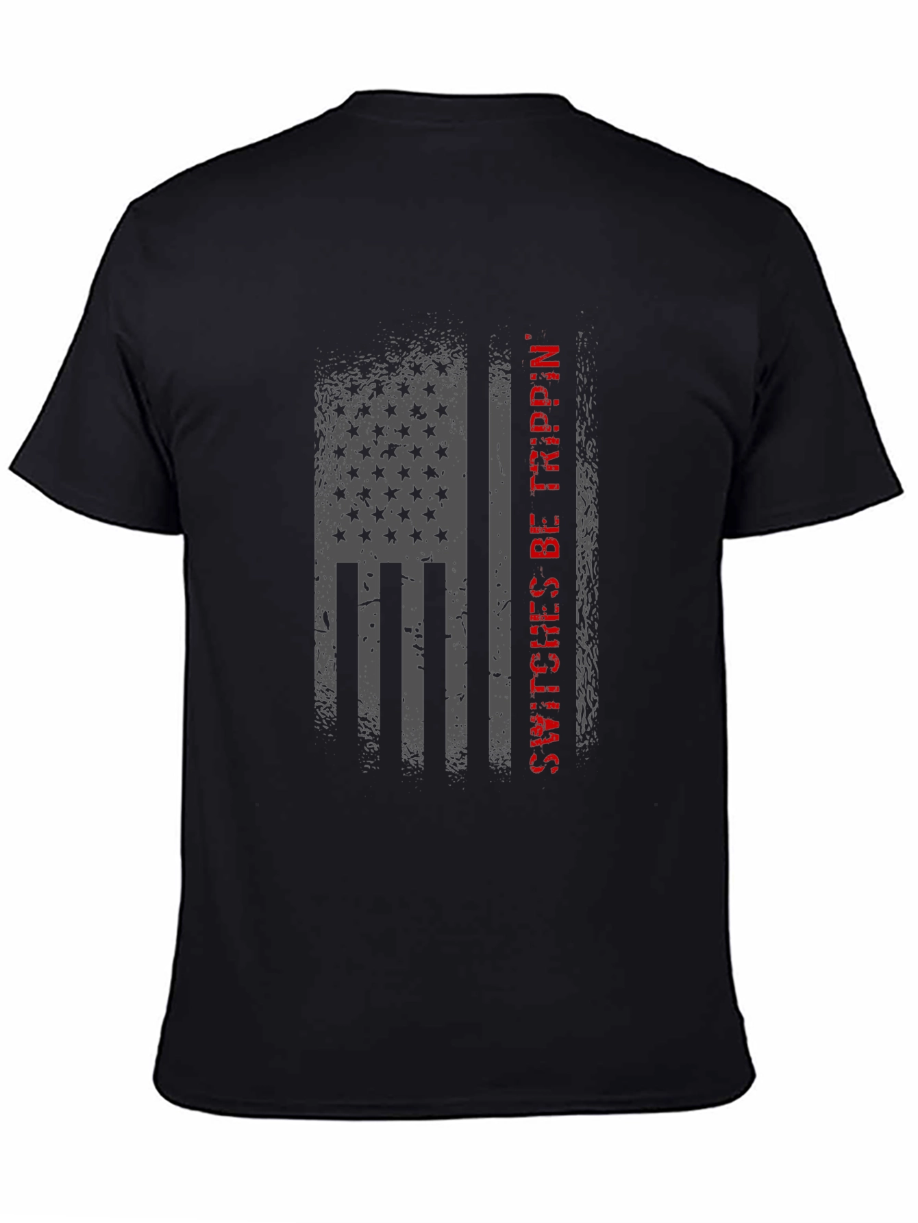 American Flag Switches Be Trippin Graphic Tee