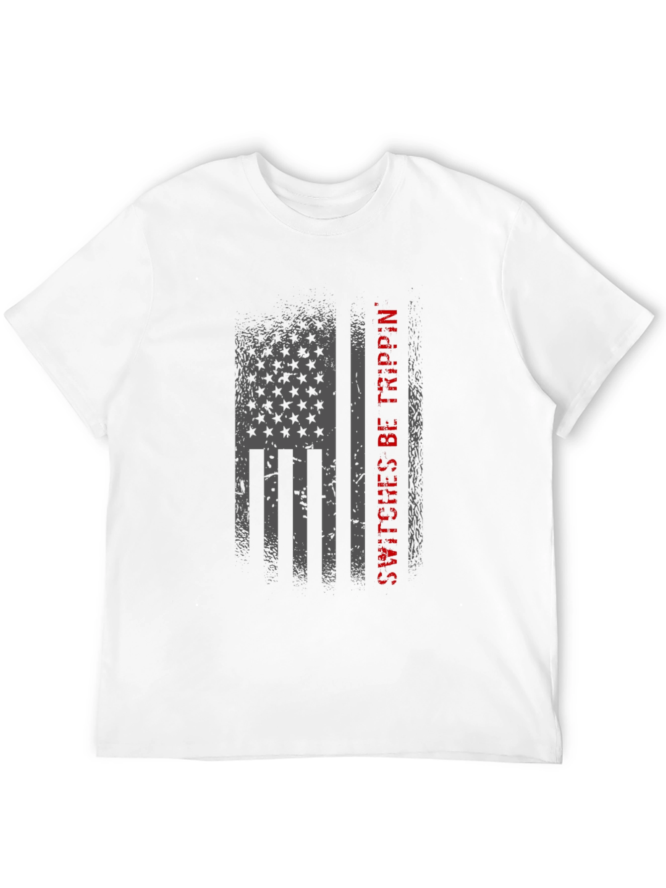 American Flag Switches Be Trippin Graphic Tee
