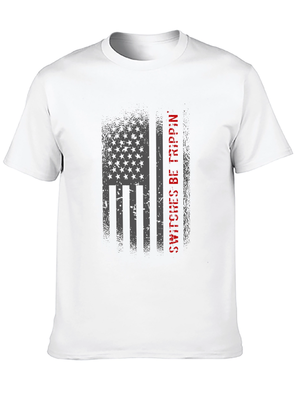 American Flag Switches Be Trippin Graphic Tee