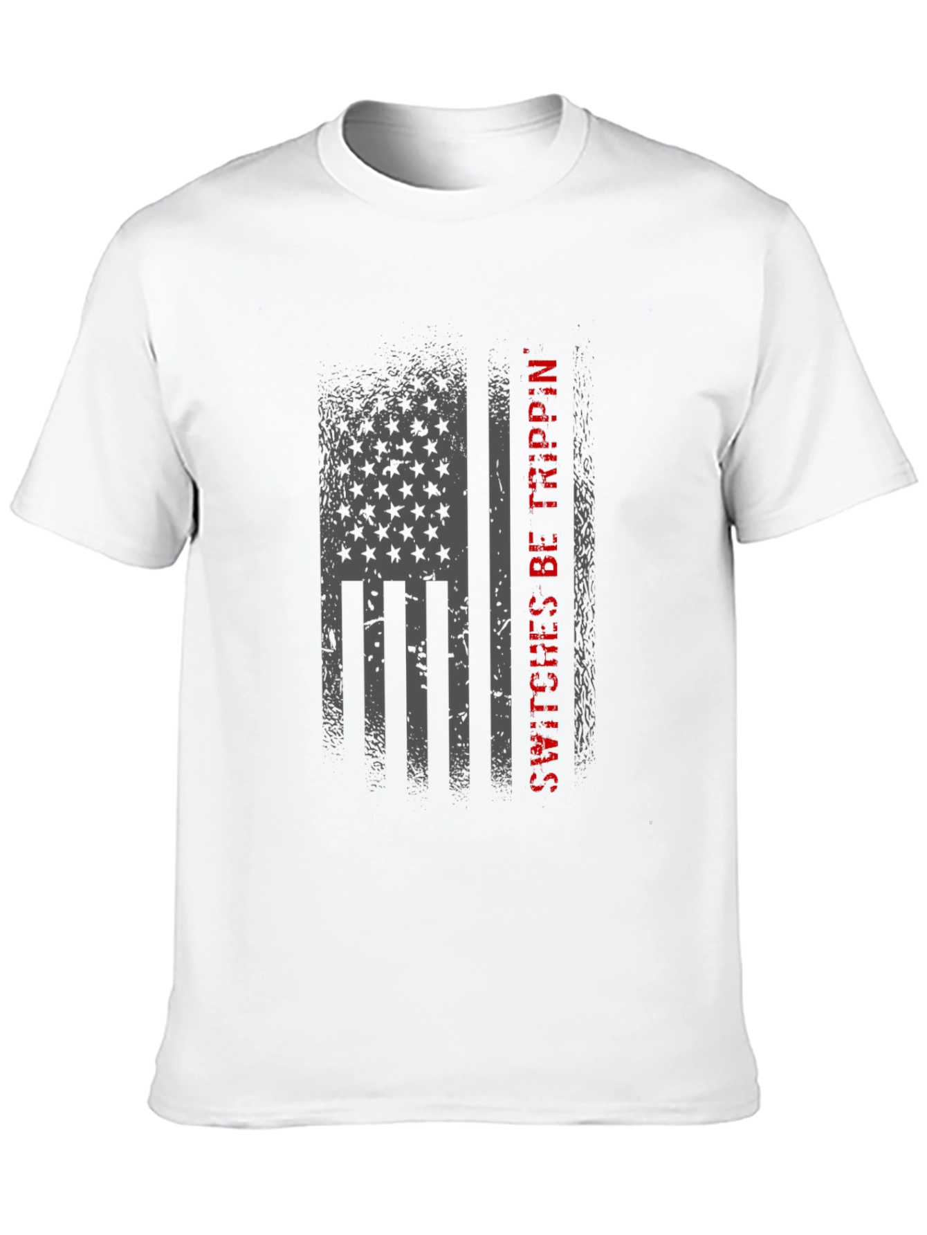 American Flag Switches Be Trippin Graphic Tee