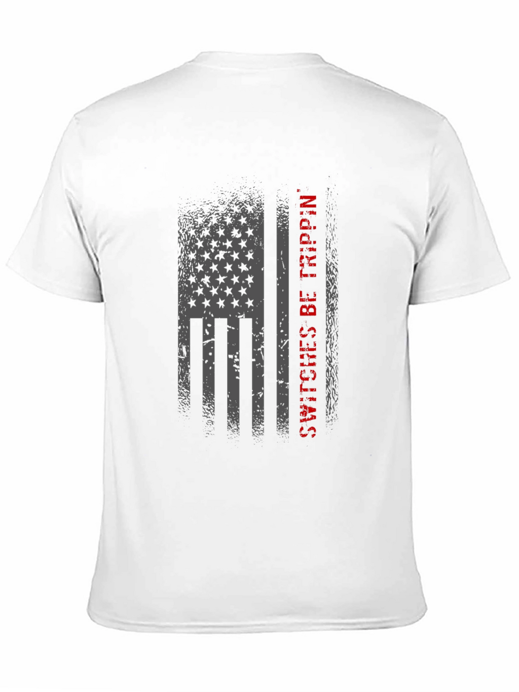 American Flag Switches Be Trippin Graphic Tee