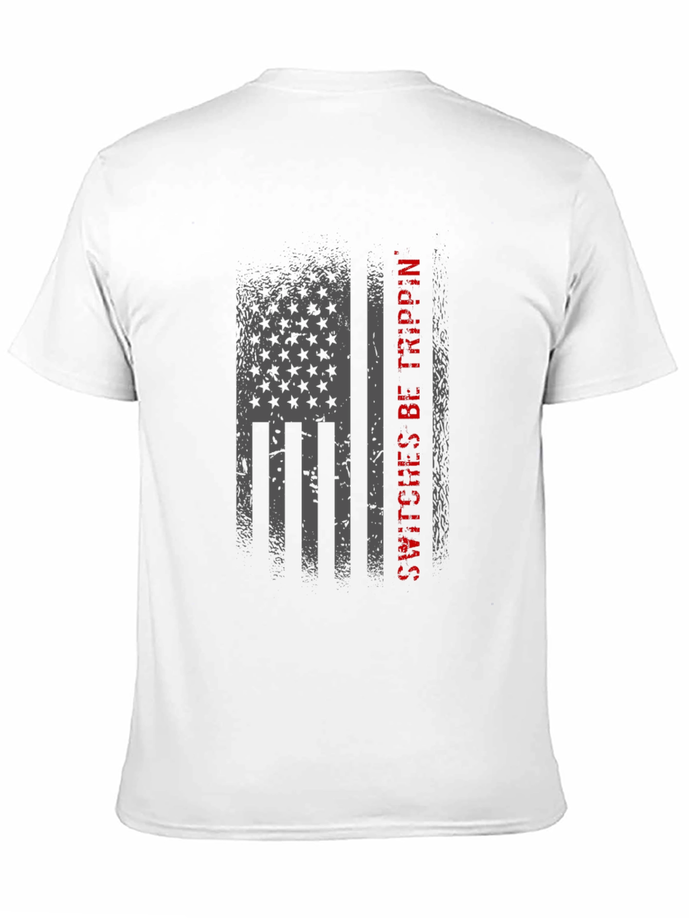 American Flag Switches Be Trippin Graphic Tee