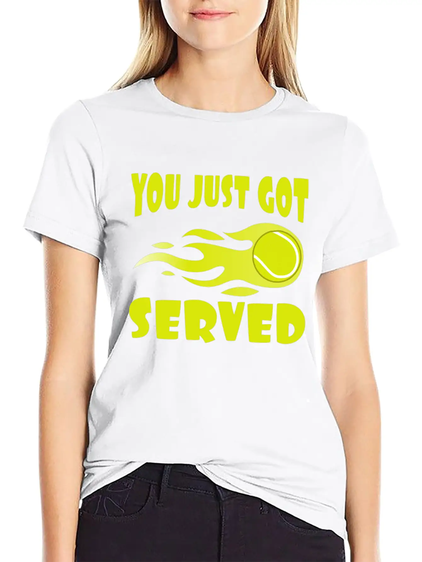 "You Just Got Served" Tshirt Design For Lawn Stylish Everyday T-Shirt – Unisex Basic Cotton Tee
