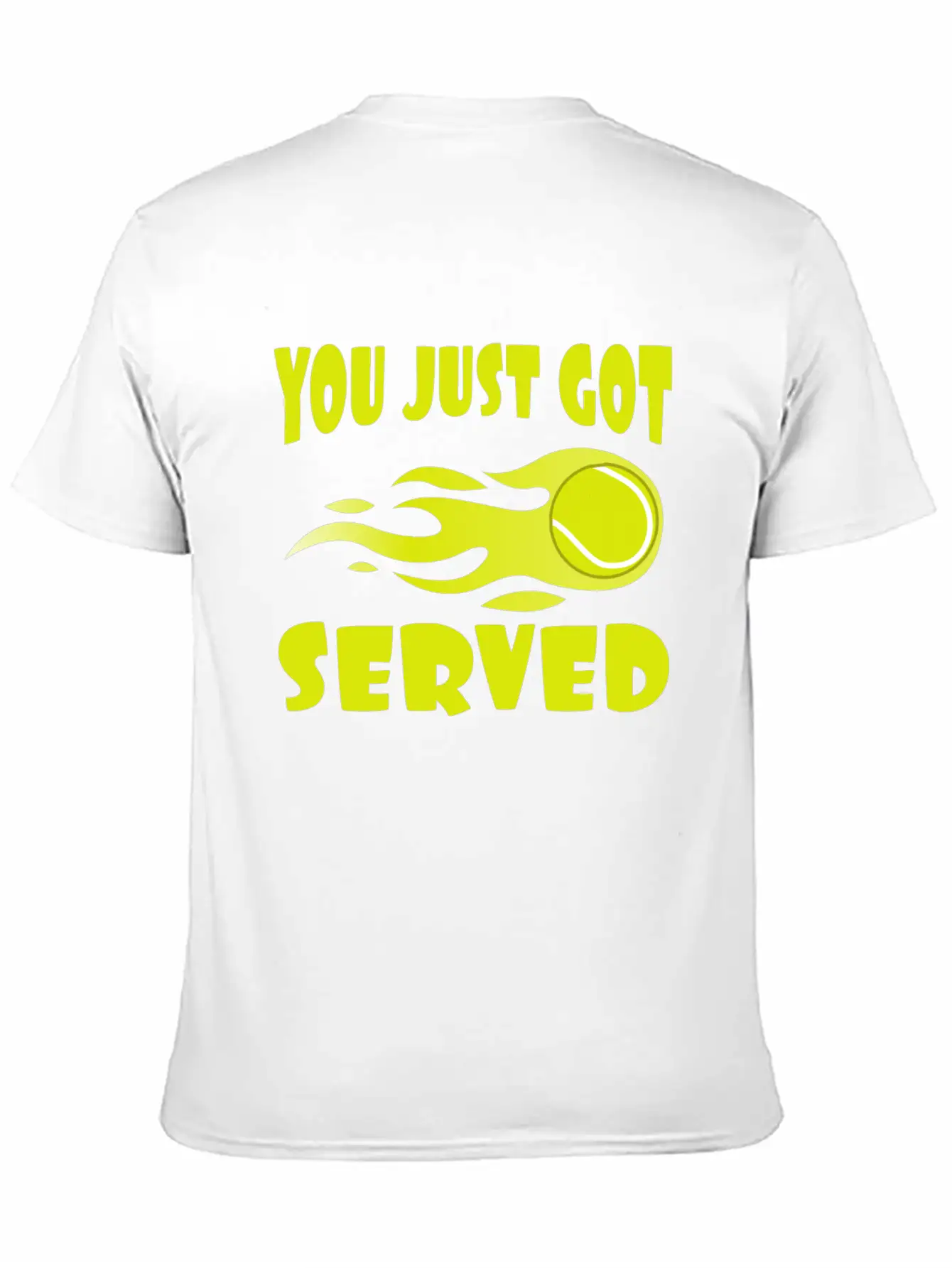 "You Just Got Served" Tshirt Design For Lawn Stylish Everyday T-Shirt – Unisex Basic Cotton Tee