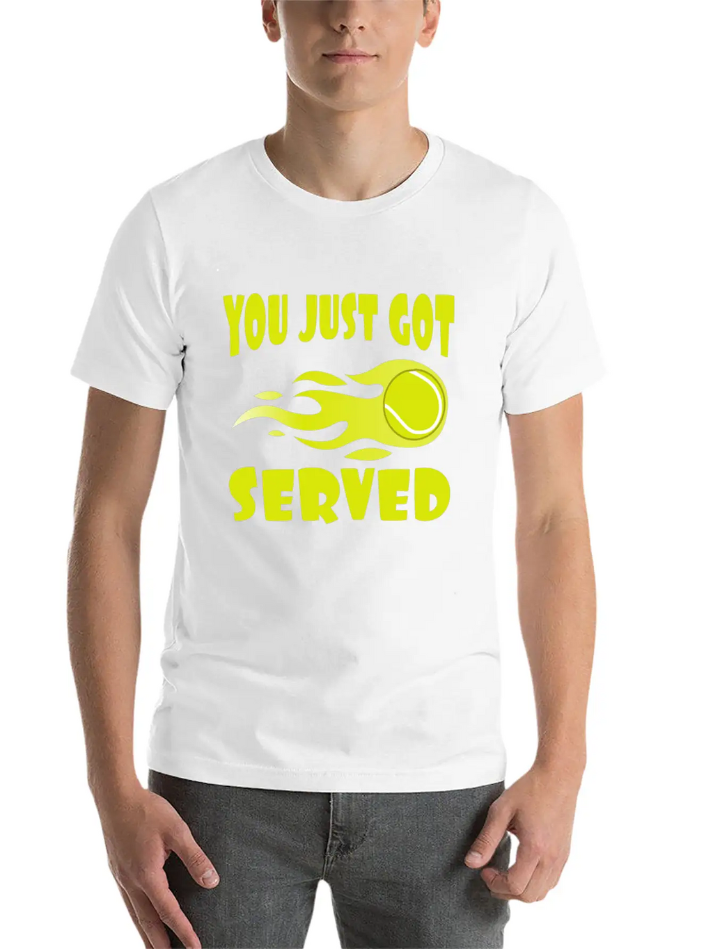 "You Just Got Served" Tshirt Design For Lawn Stylish Everyday T-Shirt – Unisex Basic Cotton Tee