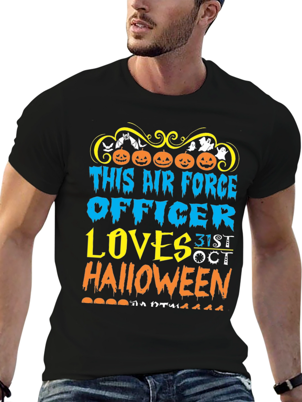 Air Force Officer Halloween T-Shirt