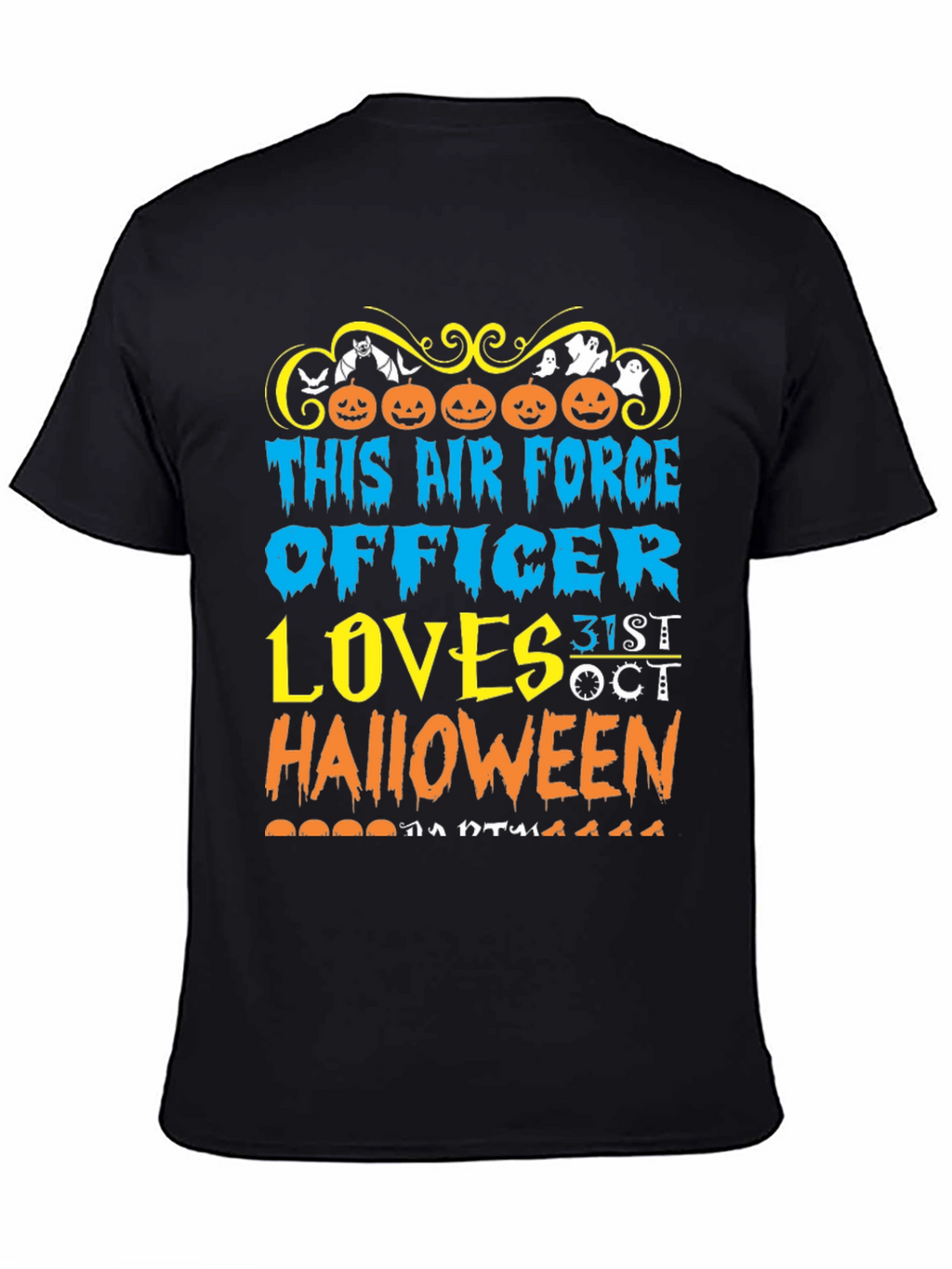Air Force Officer Halloween T-Shirt