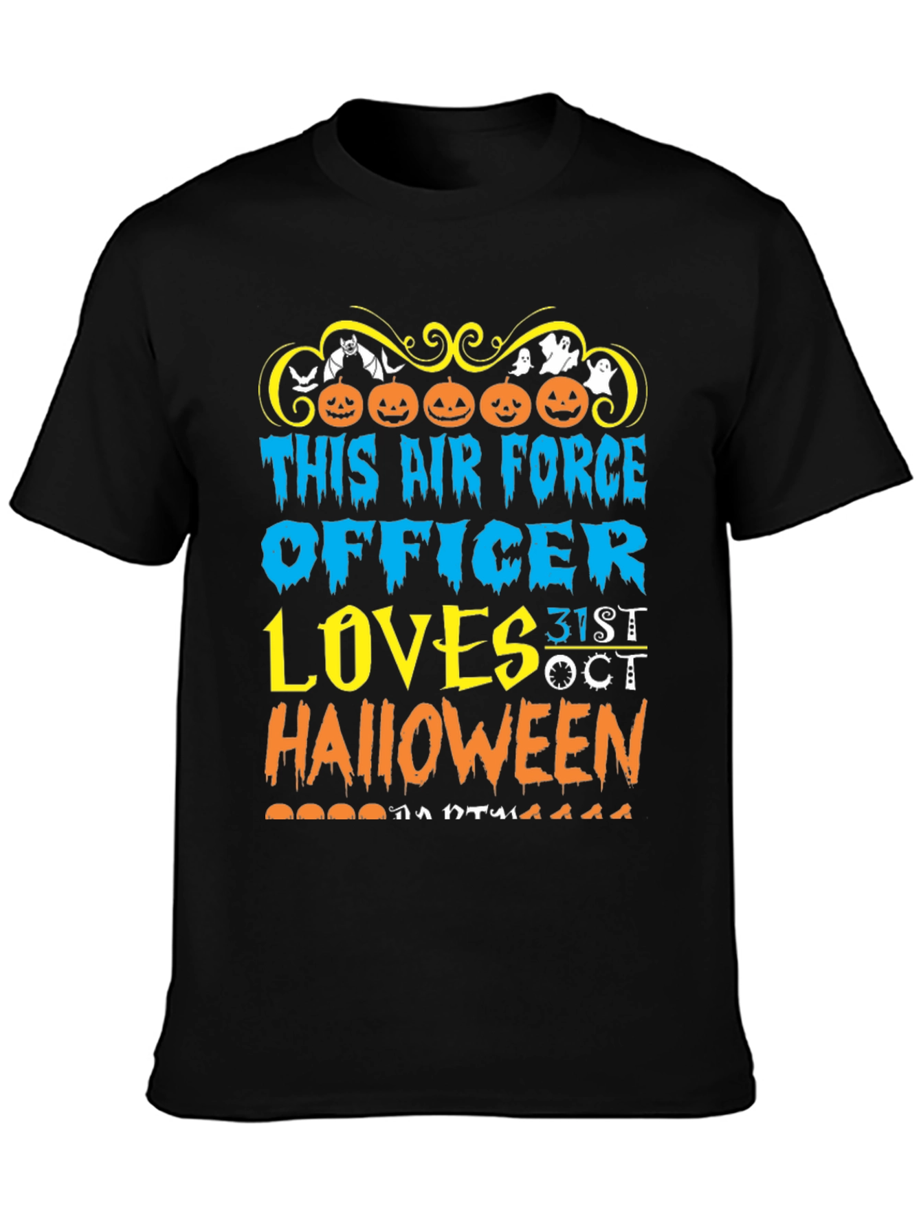 Air Force Officer Halloween T-Shirt