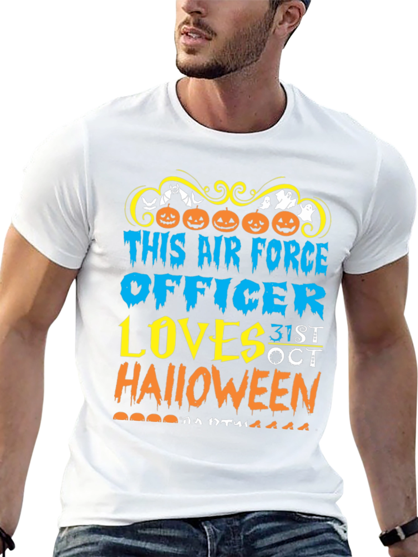 Air Force Officer Halloween T-Shirt