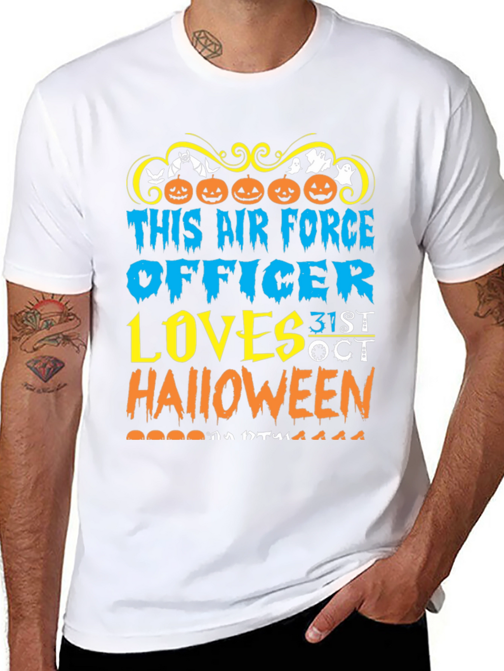 Air Force Officer Halloween T-Shirt
