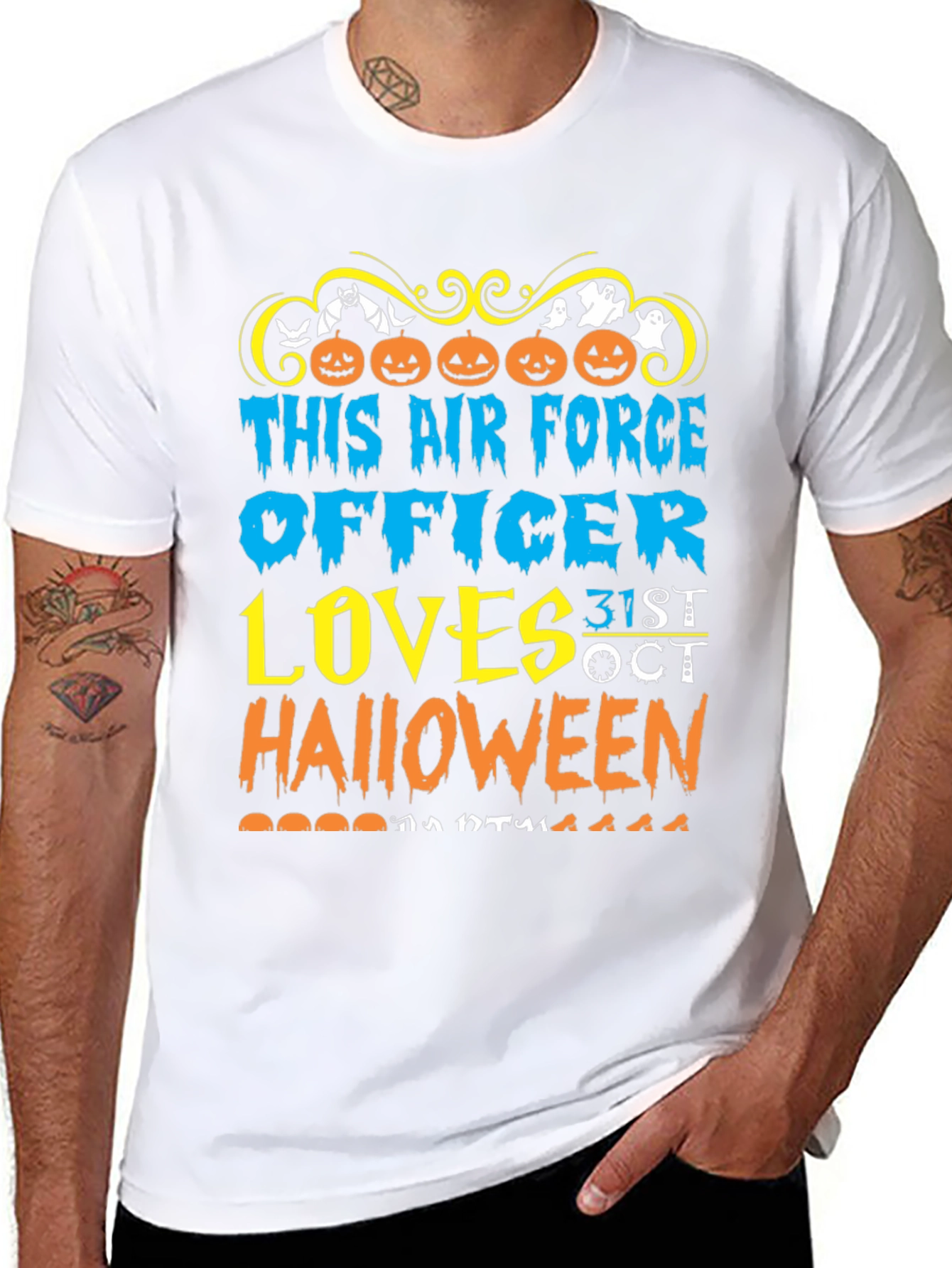 Air Force Officer Halloween T-Shirt