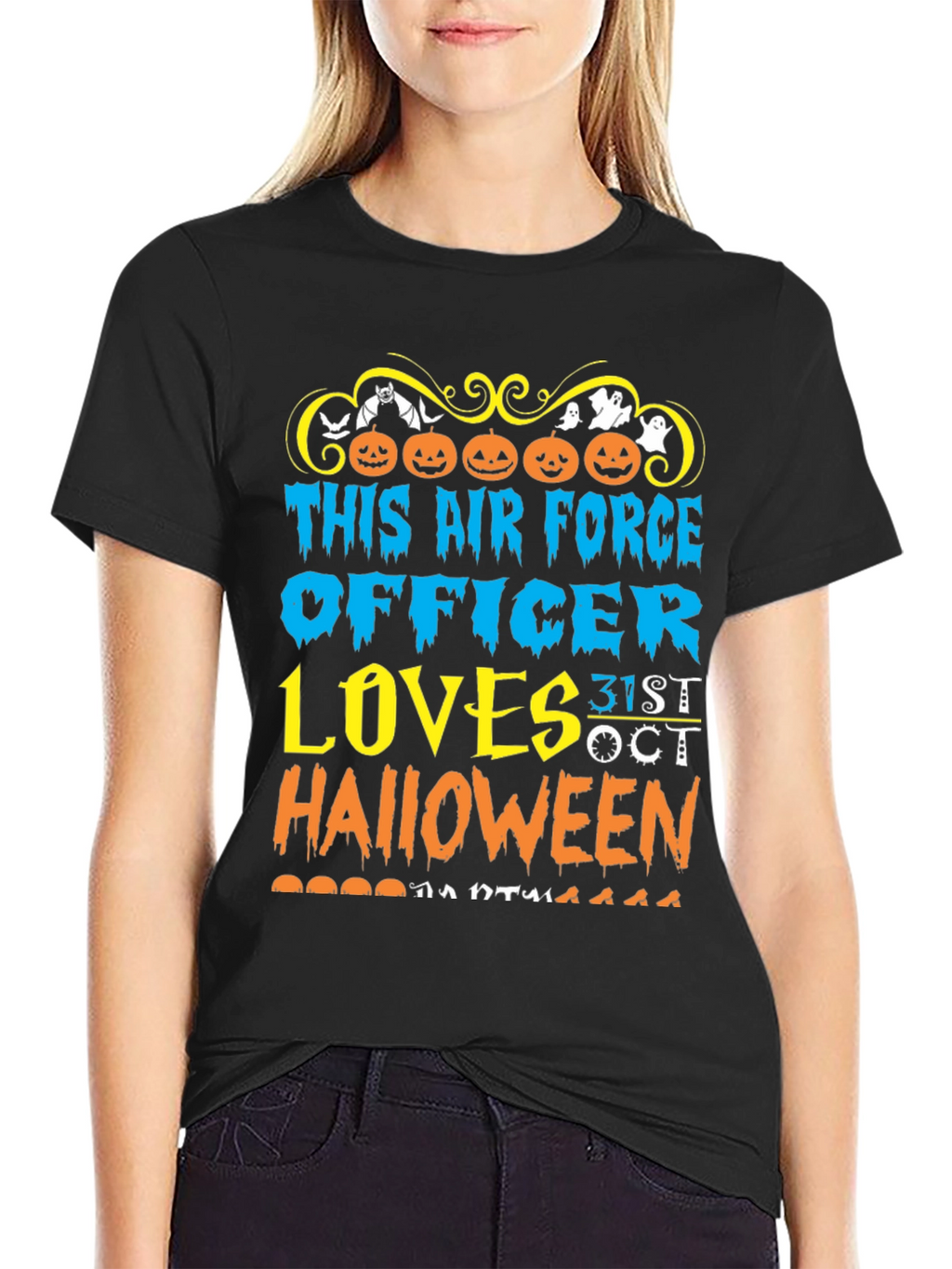 Air Force Officer Halloween T-Shirt