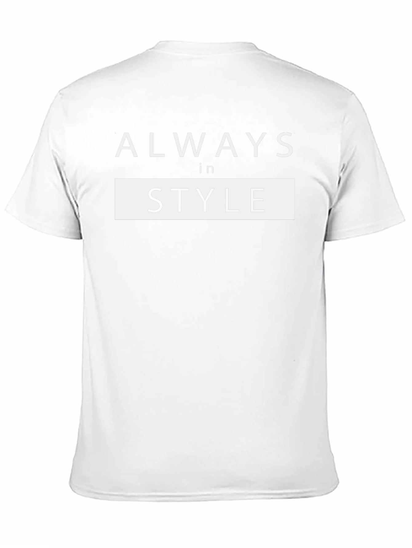 Always in Style Black Graphic Tee