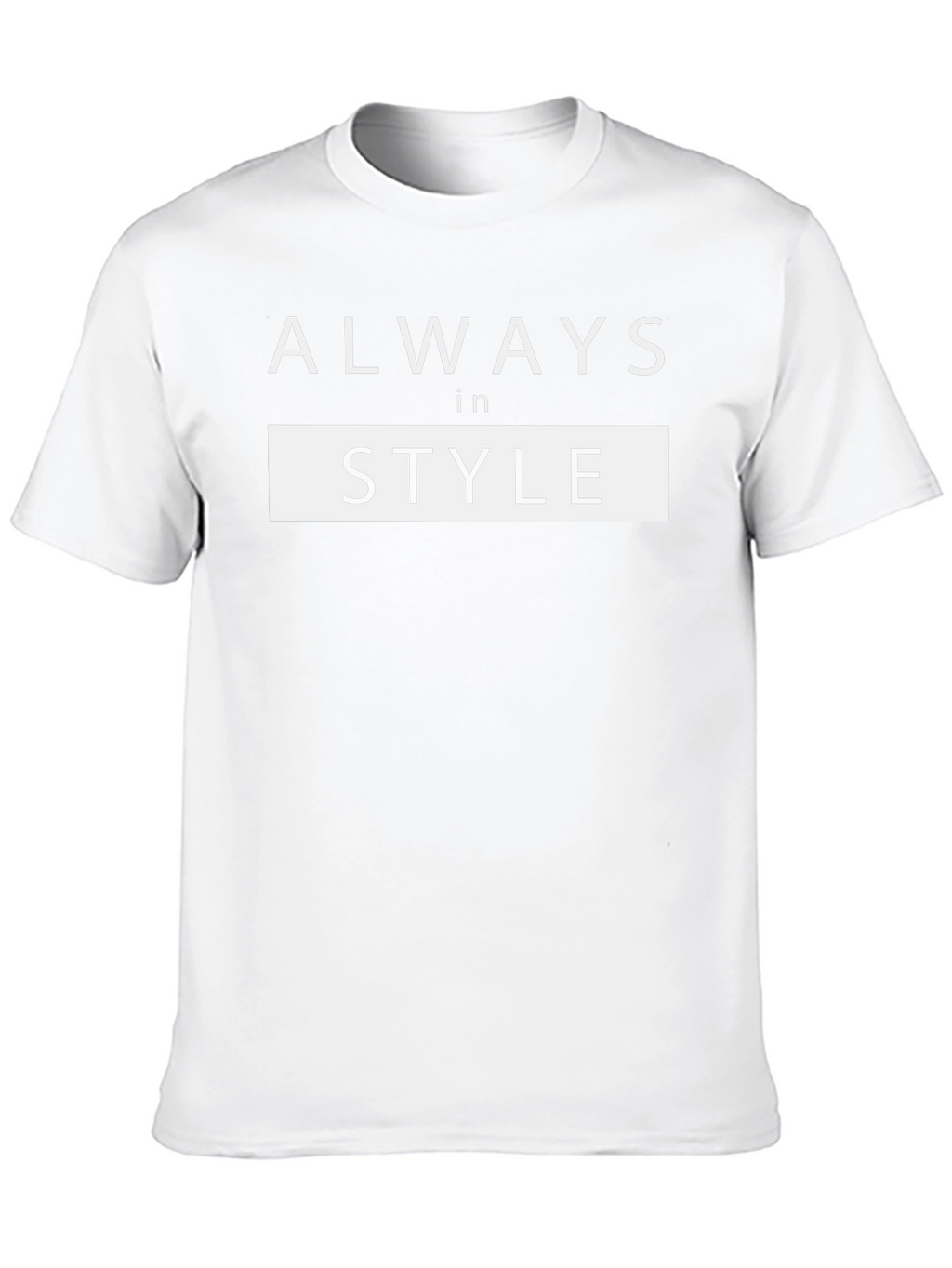 Always in Style Black Graphic Tee