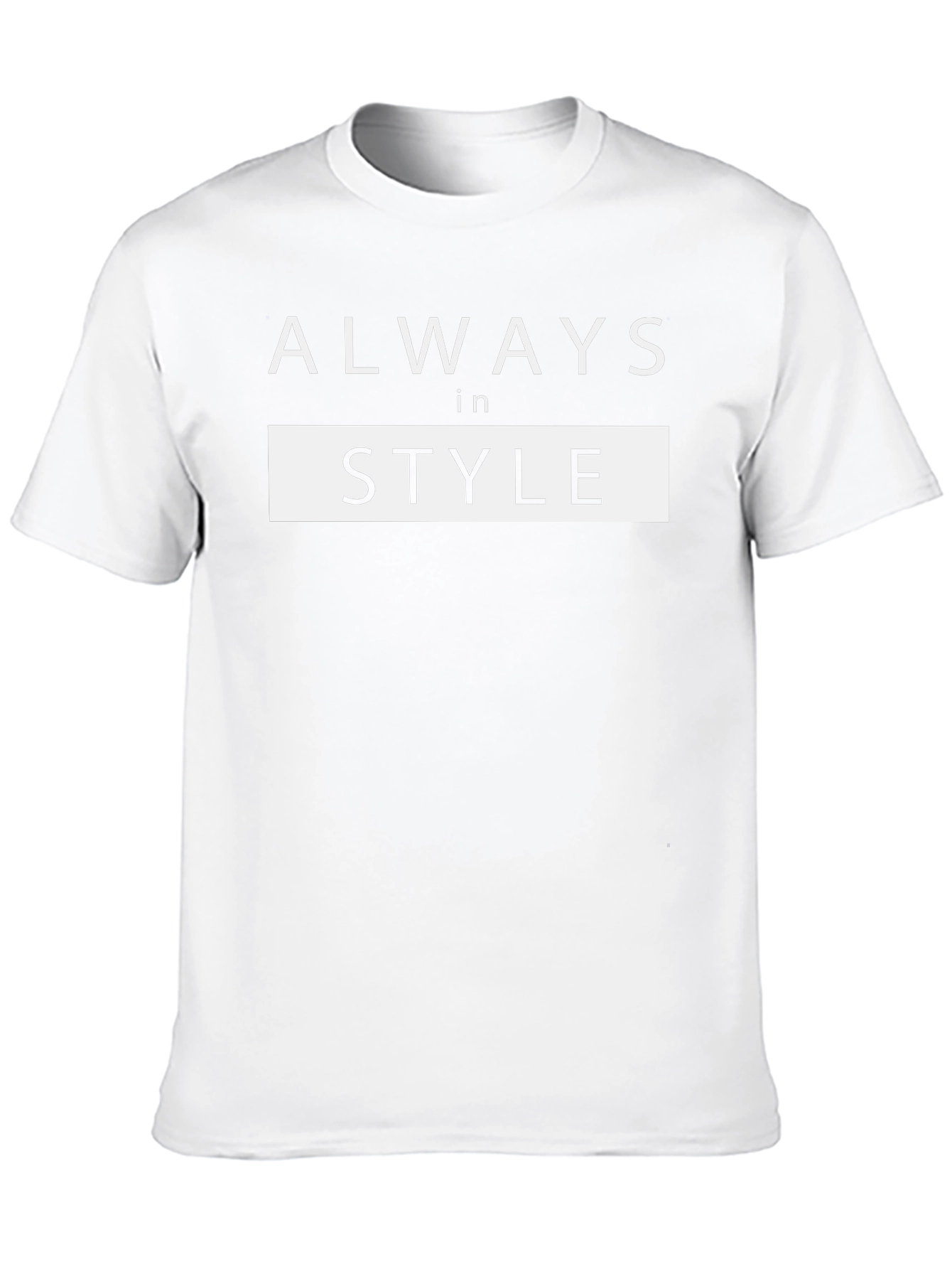 Always in Style Black Graphic Tee